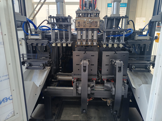 Doppia macchina dello stampaggio mediante soffiatura della stazione di 4 cavità automatica per la bottiglia